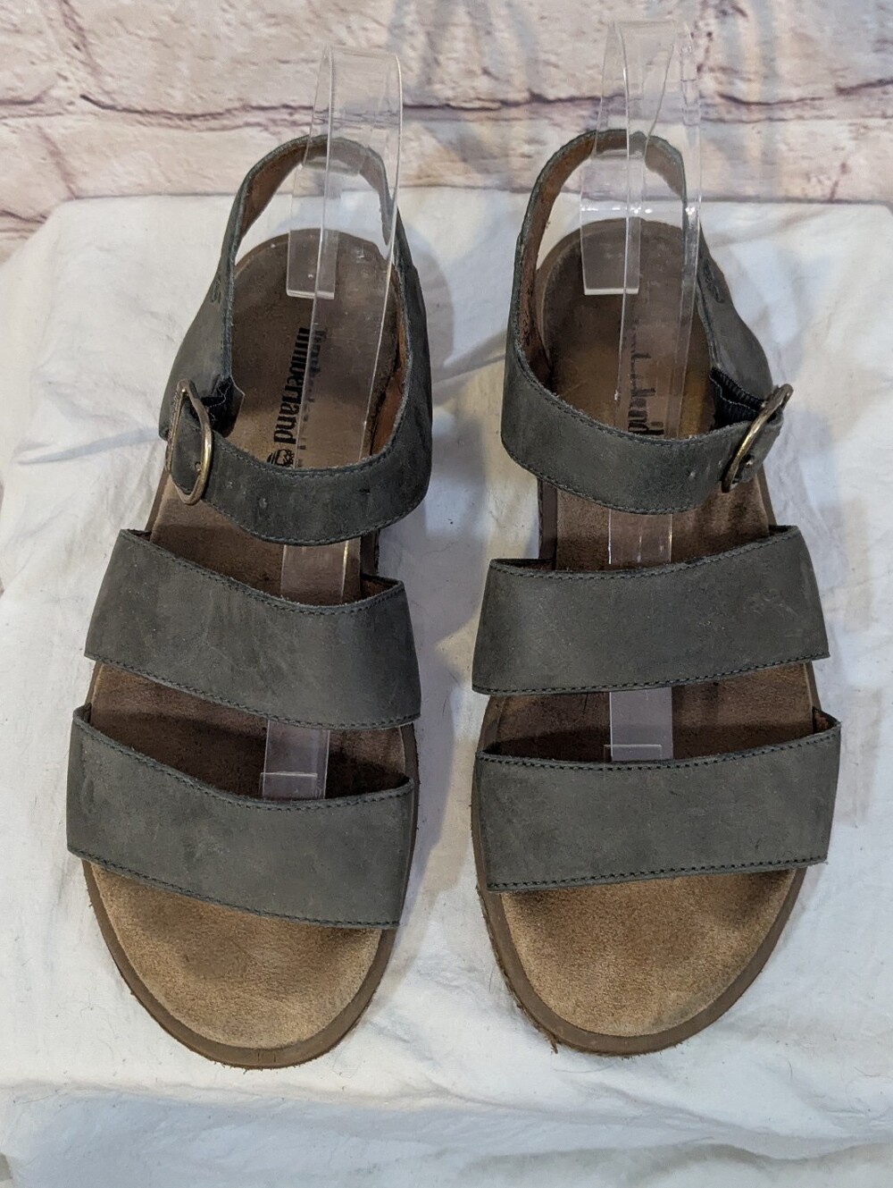 Timberland Green Leather Sandals